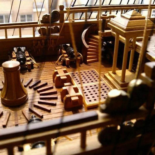 Elegant 1/50 Scale San Felipe Warship Wooden Model Kit for All Ages - ToylandEU