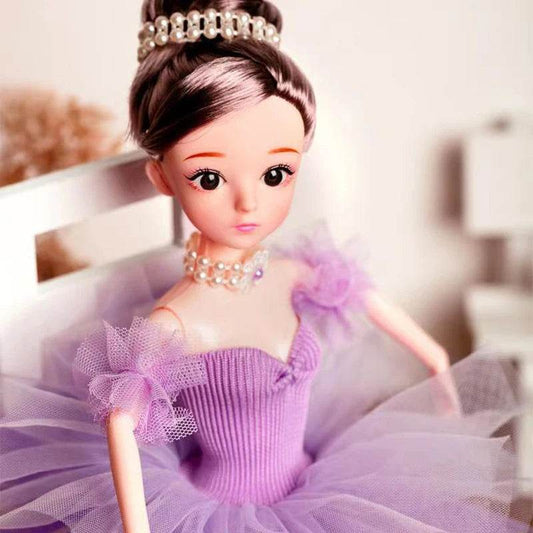 Elegant 32cm Ballet Doll with 11 Joints - Perfect for Dance Lovers - ToylandEU