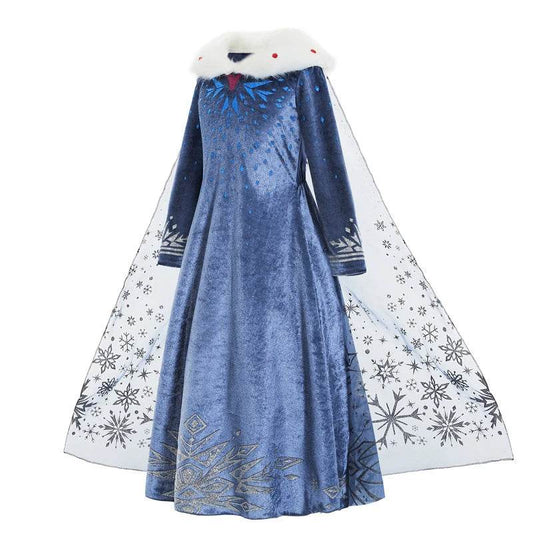 Elegant Girls Elsa Dress With Appliques For Birthday Party - ToylandEU