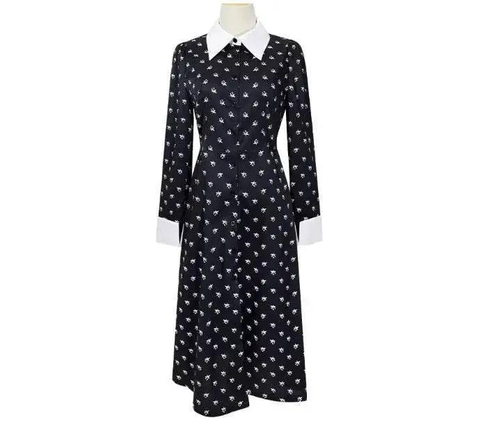Elegant Wednesday Addams Cosplay Uniform CE Toyland EU - ToylandEU™
