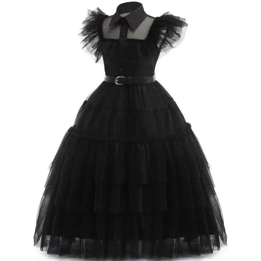 Elegant Wednesday Cosplay 4To6Y Dress Toyland EU - ToylandEU™
