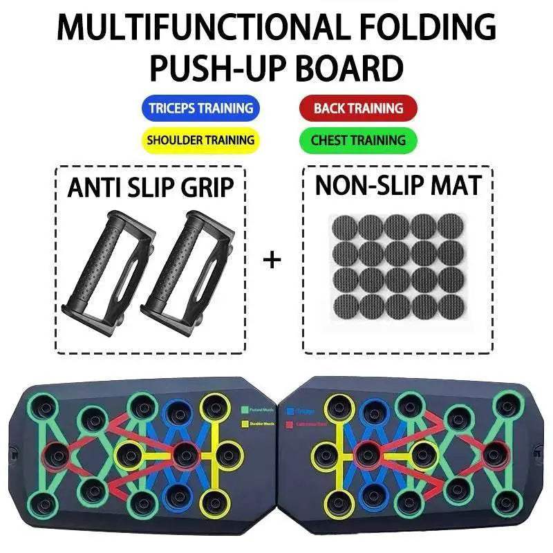 Elite Pushup Board Color Codes For Chest Back Training - ToylandEU