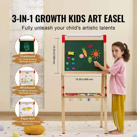 Elite Wooden Magnetic Drawing Board 2 Sided Toyland EU - ToylandEU™