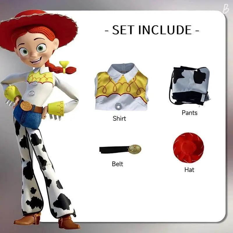 Elite Woody Jessie Cosplay Costume 3 Piece Toyland EU - ToylandEU™