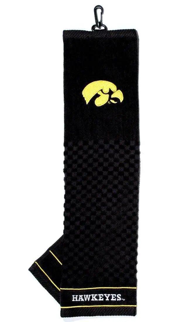 Iowa Hawkeyes 16x22 Embroidered Golf Towel With Hook - ToylandEU™