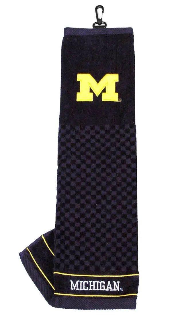 Michigan Wolverines Embroidered Golf Towel 16x22 Hook - ToylandEU™