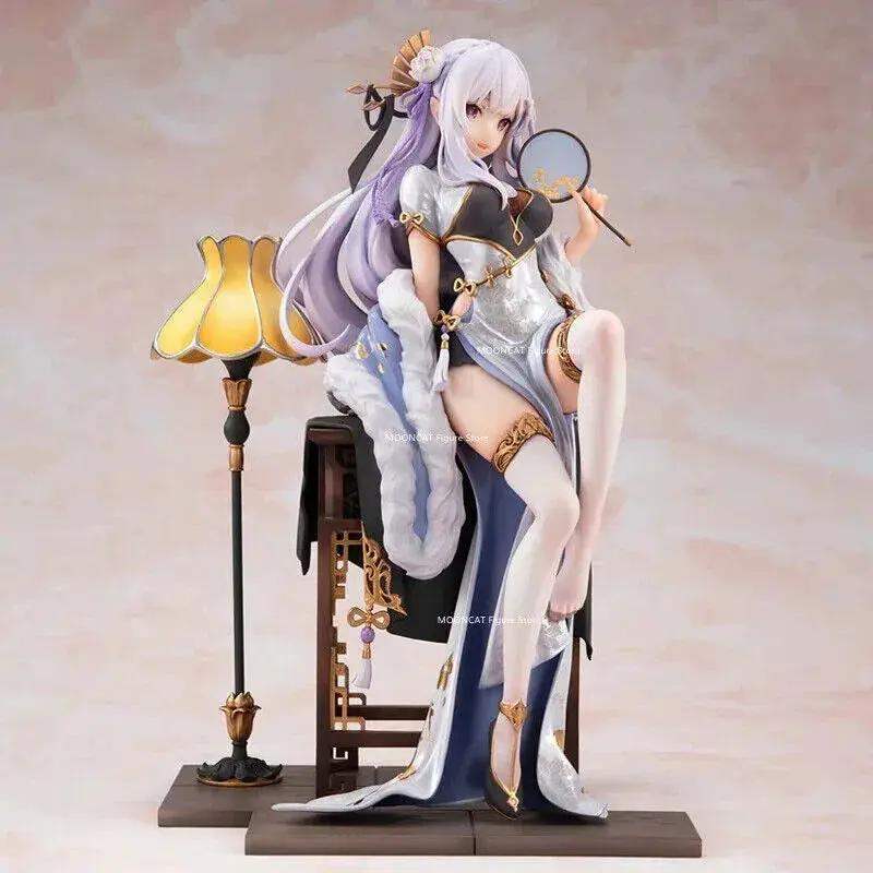 Emelia & Rem Figure, Re:Zero kara Hajimeru Isekai Seikatsu Figurine, Anime 9 in - ToylandEU