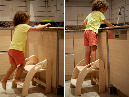 Empower Your Child with a Foldable Montessori Step Stool for Kids - ToylandEU