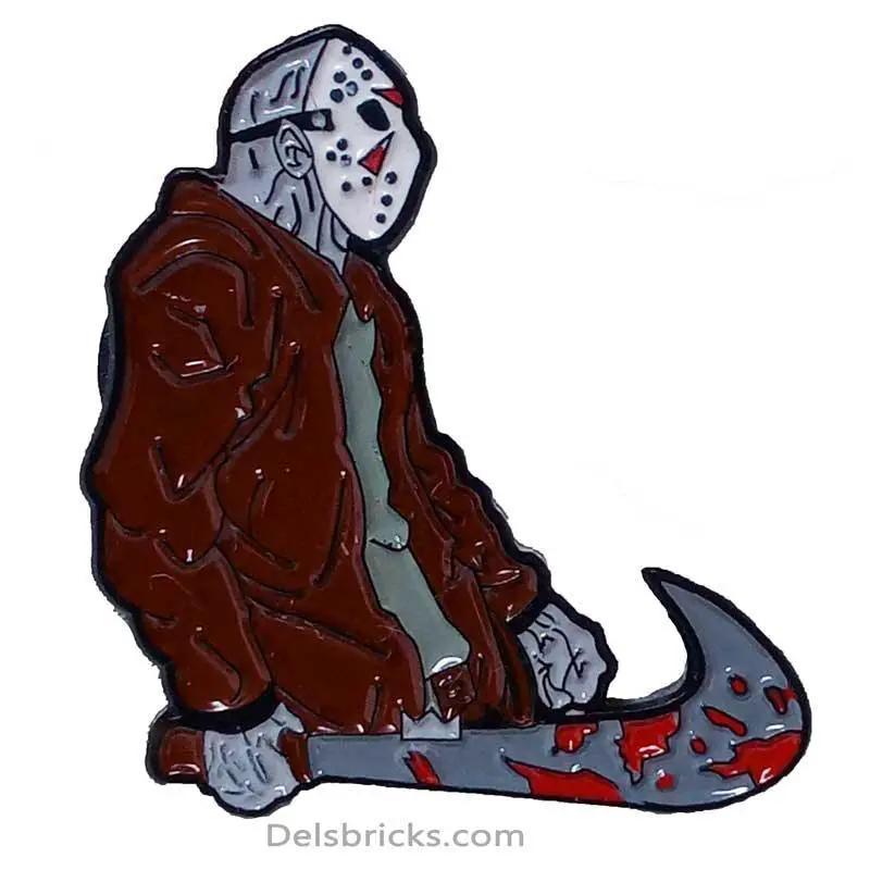 Jason Voorhees with machete Enamel Pins small, durable, high quality accessories - ToylandEU™