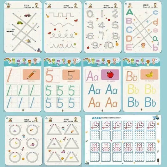 Enchanted Penmanship Practice Book for Kids - Montessori Calligraphy - ToylandEU™