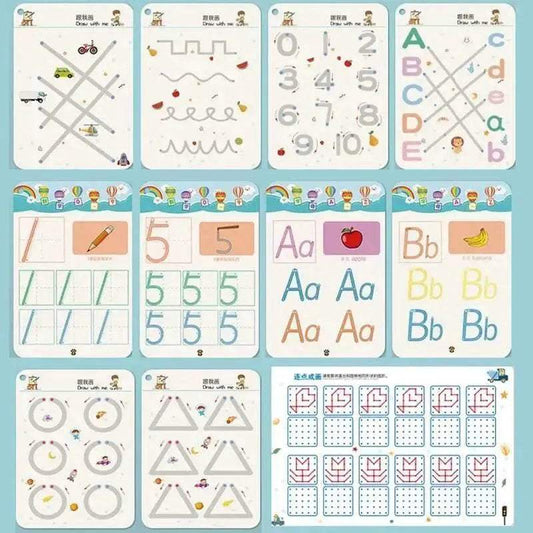 Enchanting Calligraphy Workbook: Boost Kids' Handwriting Skills Today! - ToylandEU