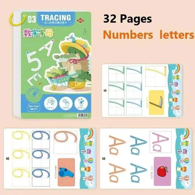 Enchanting Calligraphy Workbook: Boost Kids' Handwriting Skills Today! - ToylandEU