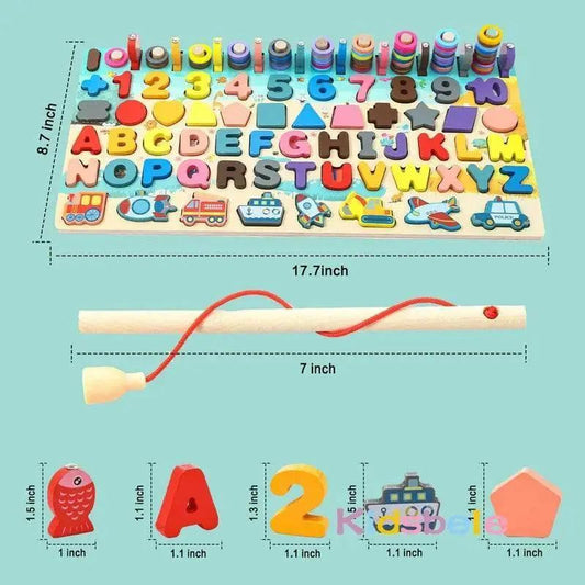 Engaging Montessori Wooden Numbers Toy - Math Fun for Kids - ToylandEU™