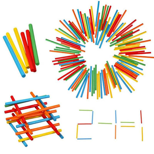 Engaging Wooden Math Learning Game Set for Kids' Intelligence Development - ToylandEU