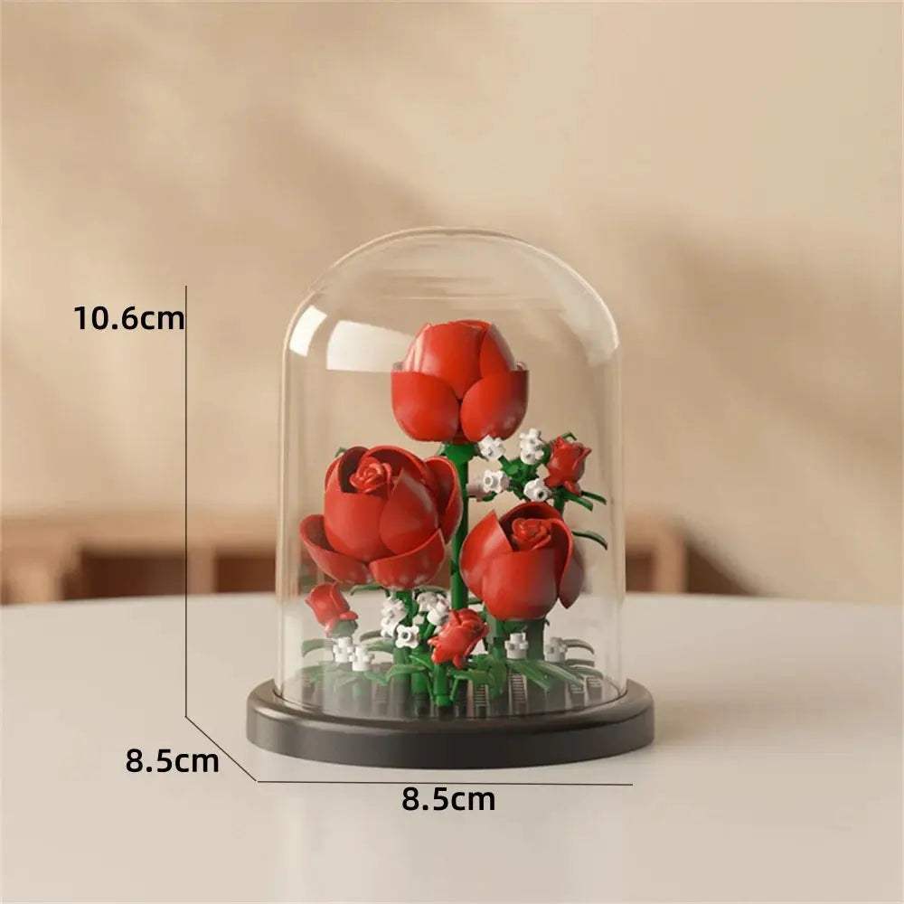 Eternal Rose Building Block Flower Toy Ever Blooming - ToylandEU™