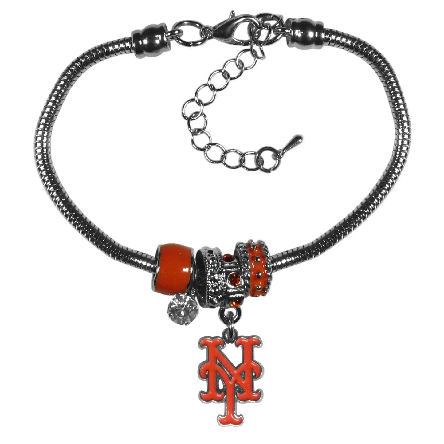New York Mets Euro Bead Style Bracelet Nickel Free Charm - ToylandEU™