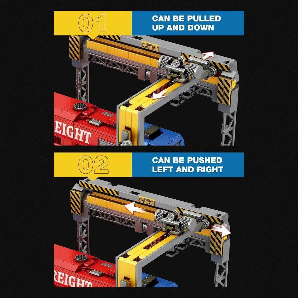 Exciting 1090 Piece Freight Train Building Set Toyland EU - ToylandEU™