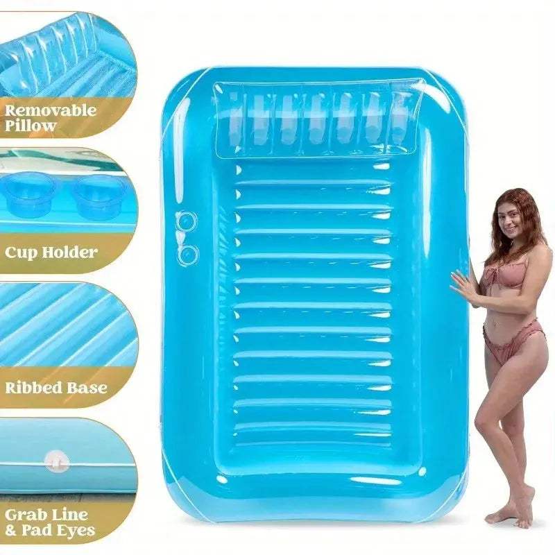 Extra Large Inflatable Pool Lounger For Sunbathing PVC - ToylandEU™