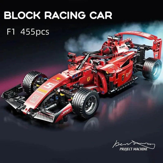 F1 Racing Car Building Blocks Educational Kit MOC - ToylandEU™