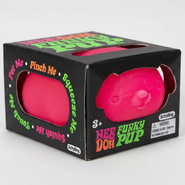 Nee Doh Squishy Toy Funky Pup Pink One Size Toylandeu