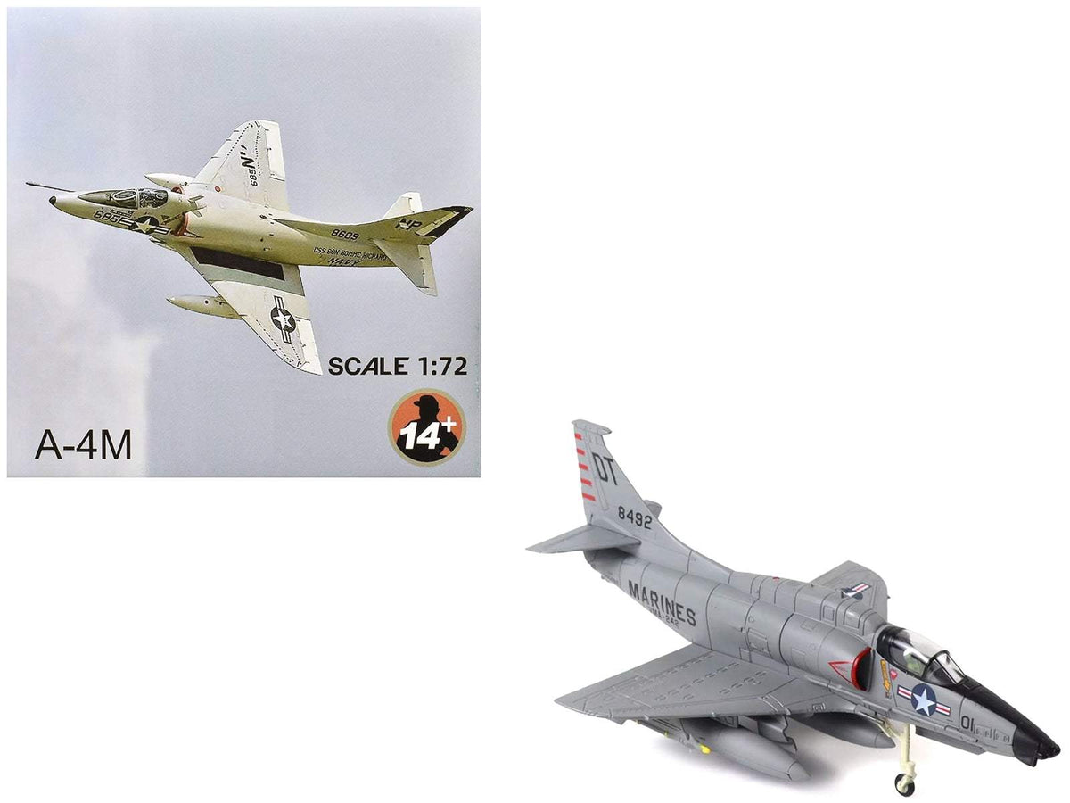 Douglas A-4D Skyhawk Aircraft | 1/72 Diecast Aircraft Model | VMA-242 Bats NAS Key West 1962 Missile Crisis Series