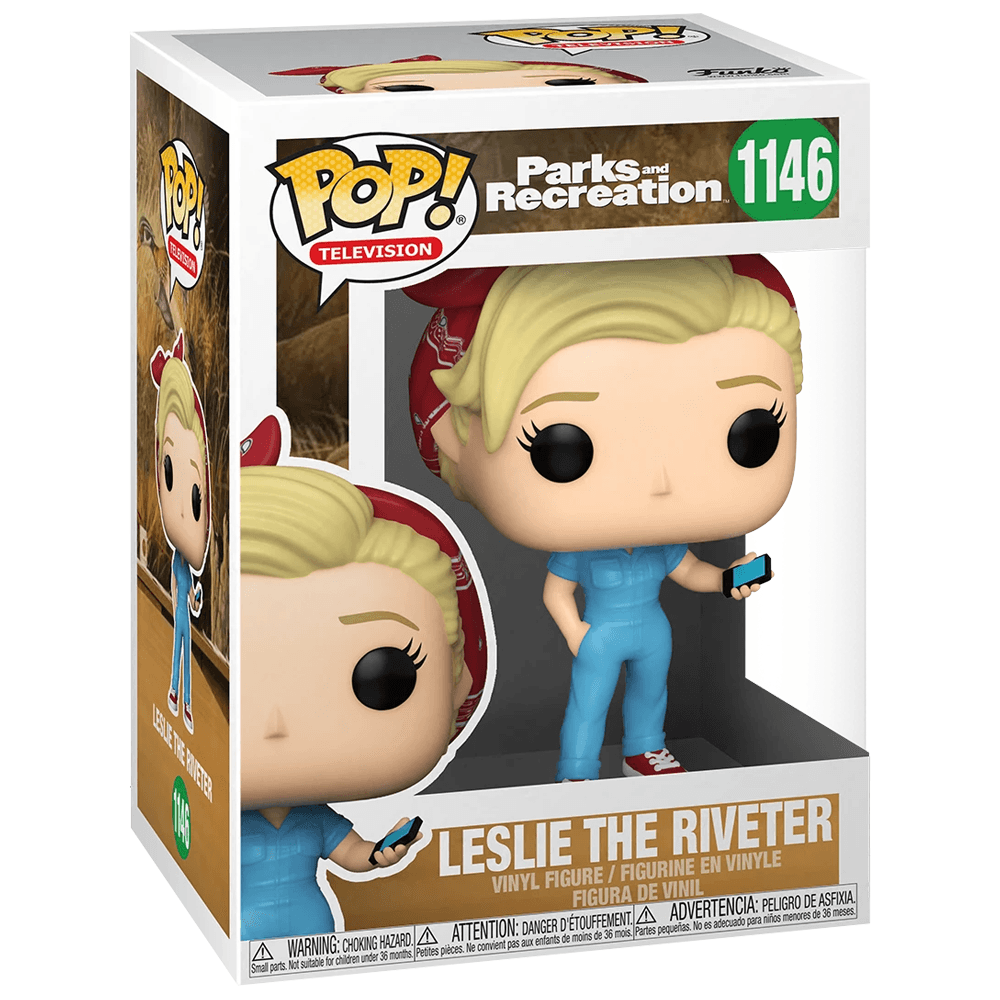 Pop Vinyl Leslie Riveter 3.75 Inch Figure | Toylandeu™