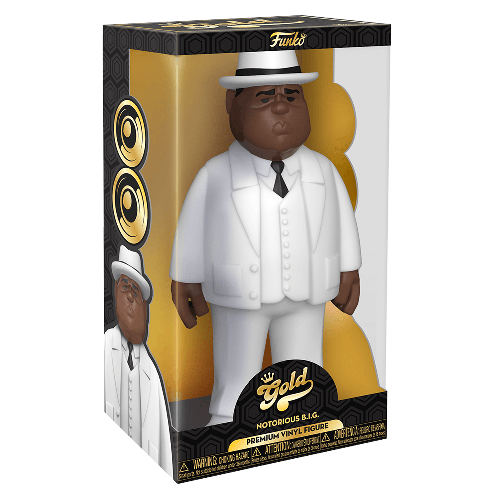 Vinyl Gold Biggie | White Suit 12 Inch | Toylandeu™