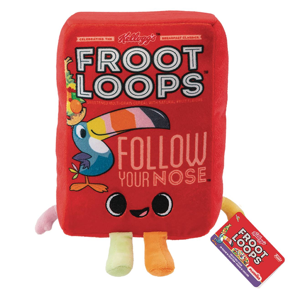 Plush | Kelloggs Froot Loops Box Plush | 7 Inch Soft Plush