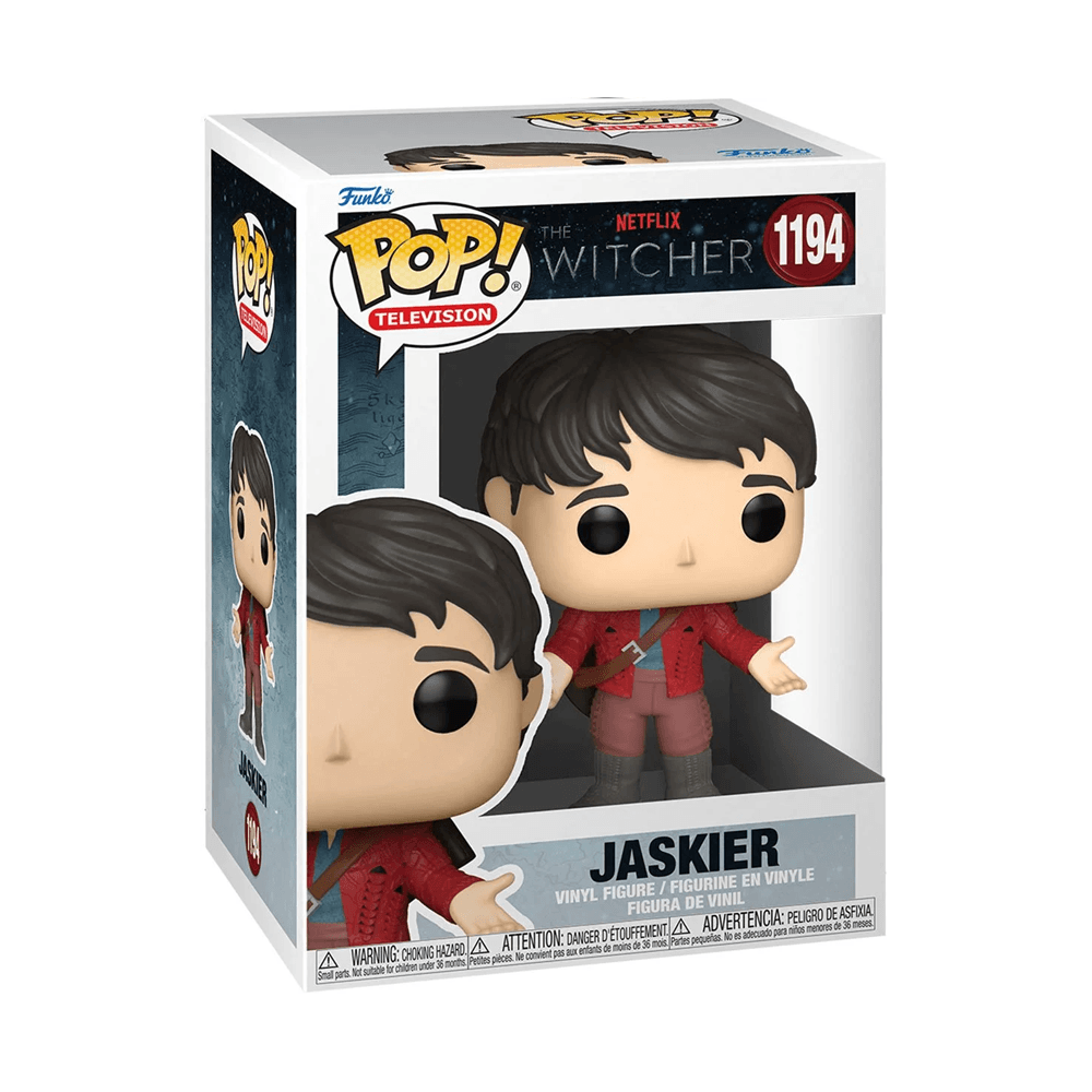 Pop Vinyl Jaskier Red Outfit 3.75in Figure | Toylandeu™