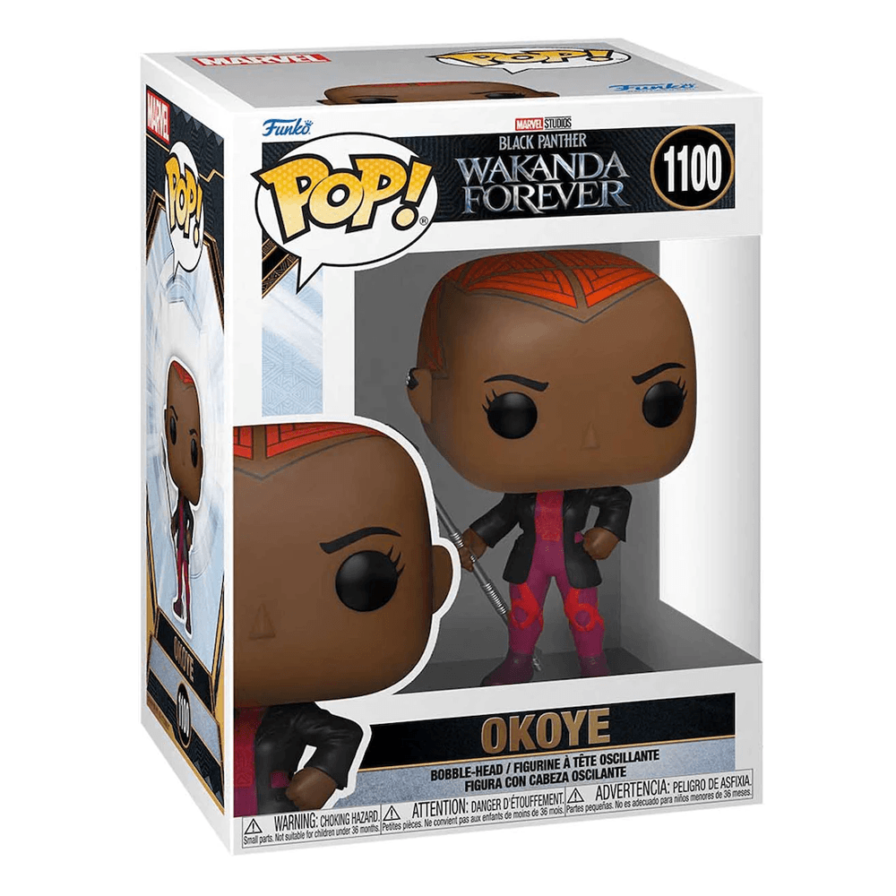 Pop Vinyl Okoye Figure 3.75in | Window Box | Toylandeu