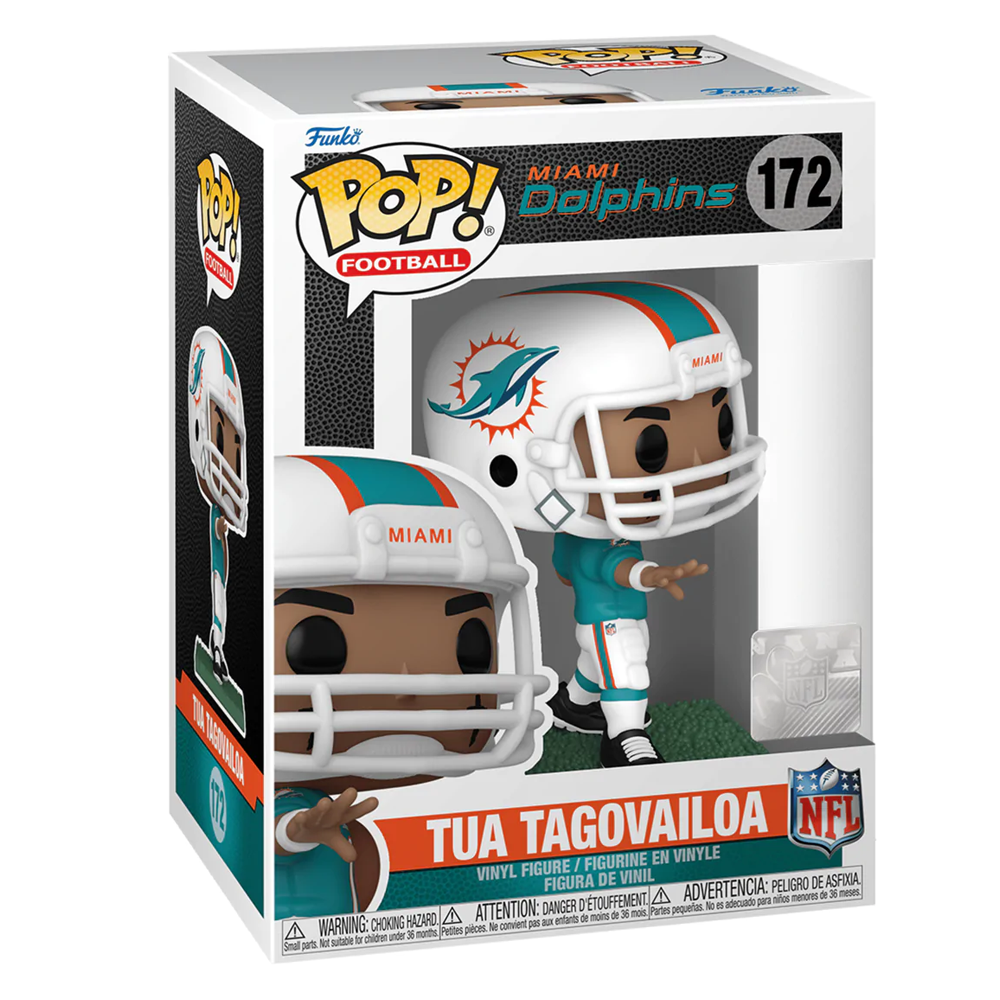 POP! Vinyl | Tua Tagovailoa Figure | NFL Dolphins | 3.75 In