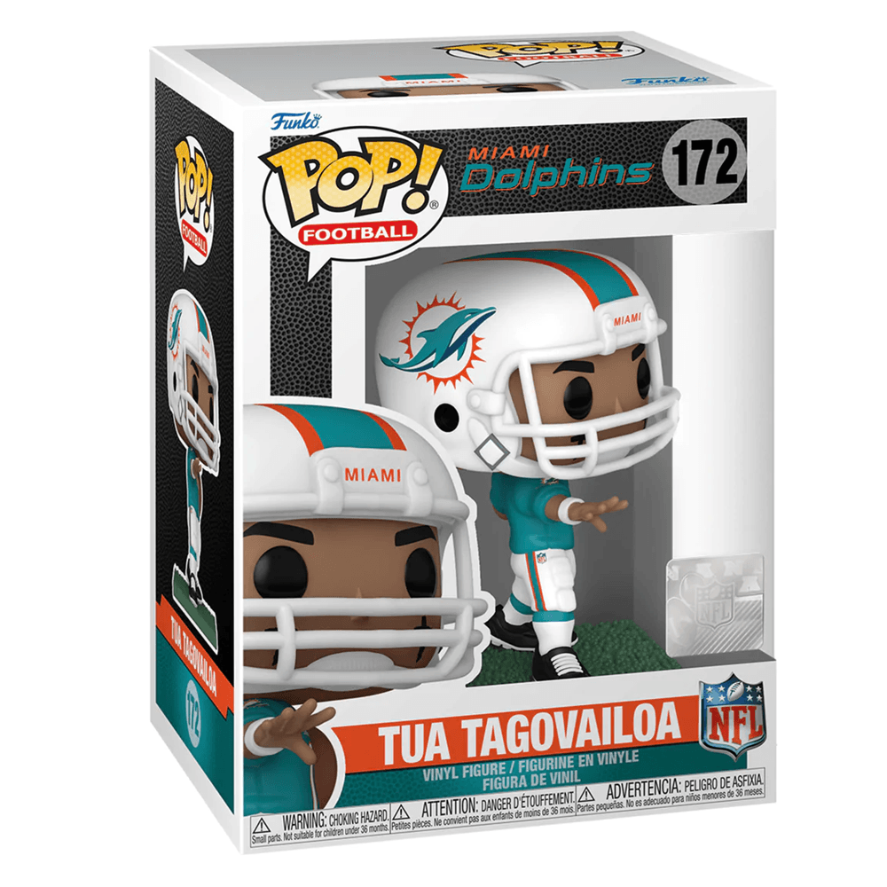 Tua Tagovailoa POP Vinyl | Dolphins 3.75in | Toylandeu™