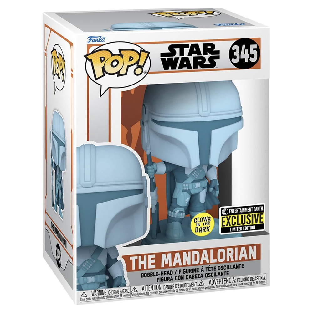 Exclusives | Mandalorian Hologram Glow In The Dark | EE Exclusive | Number 345