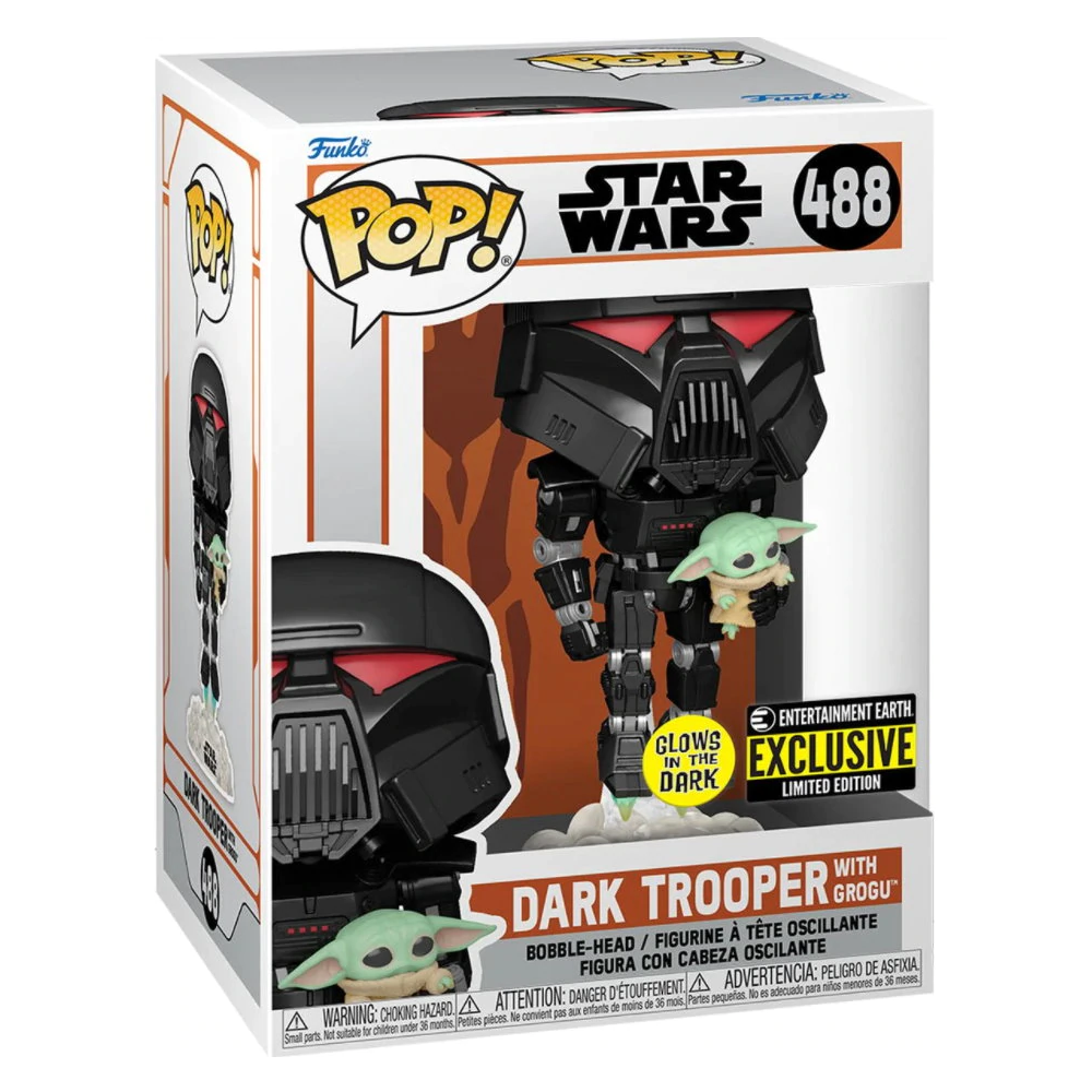 Exclusives | Dark Trooper Grogu | Glow In The Dark | EE Exclusive