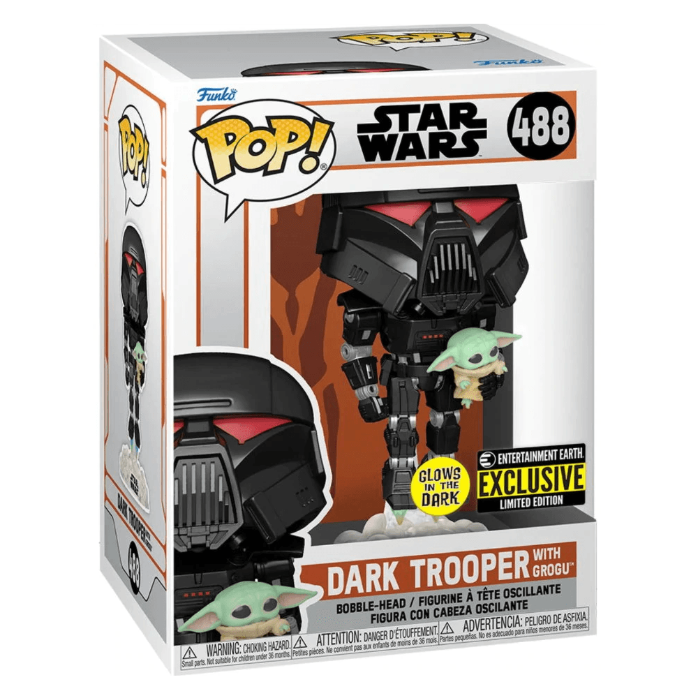 Dark Trooper Grogu | Glow In The Dark | Toylandeu™