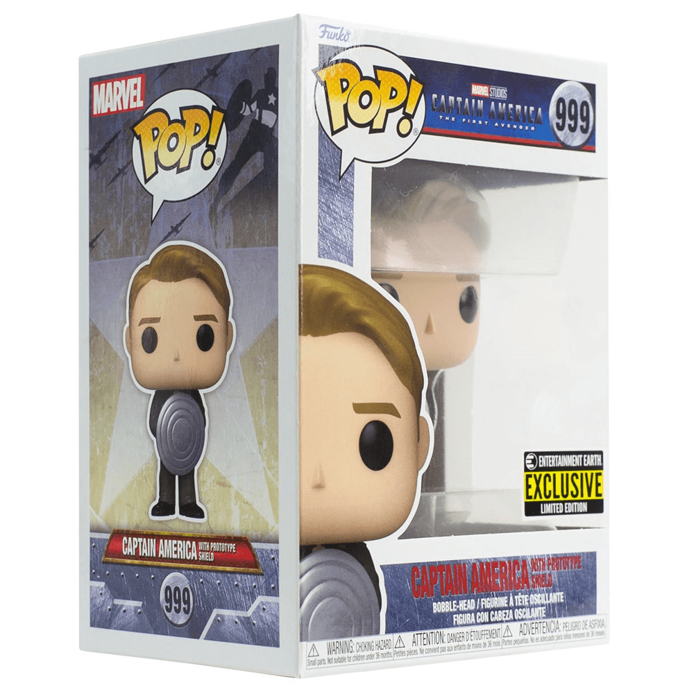 Funko Pop Captain America|Prototype Shield|Toylandeu