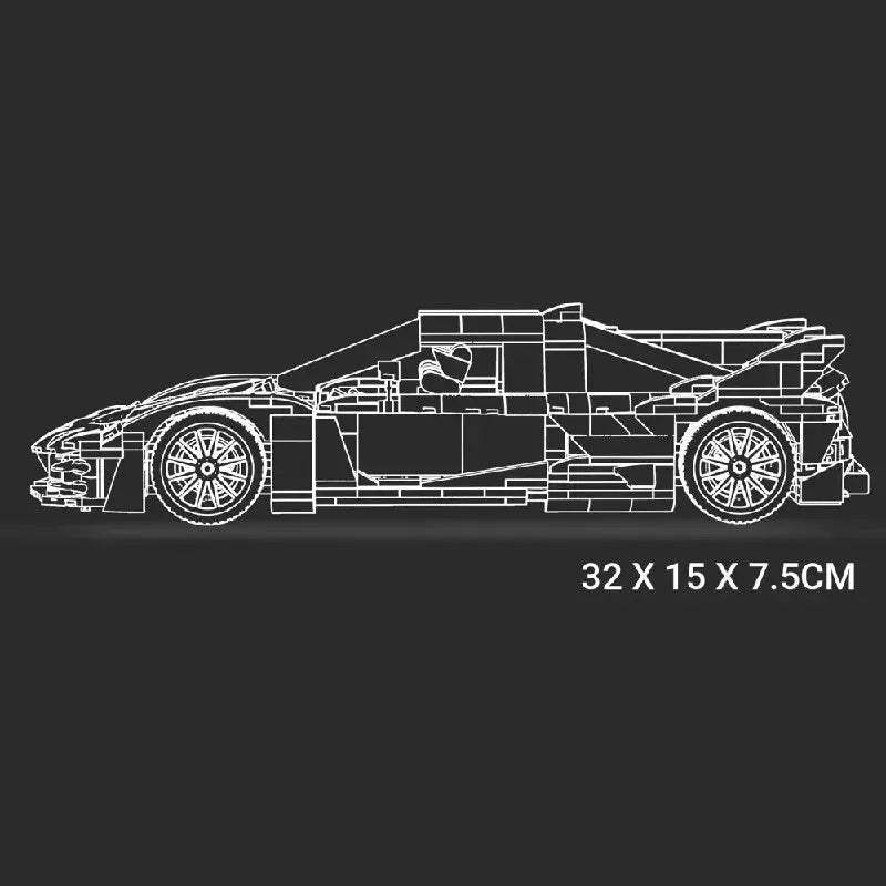 FXX K Evolution Race Car Lego Compatible Blocks Kit Pro - ToylandEU™