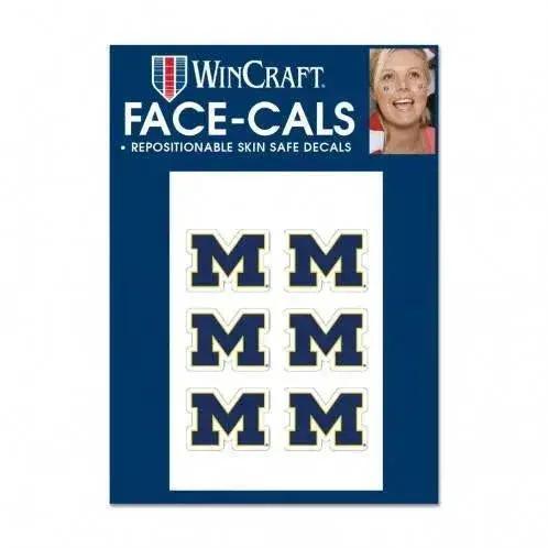 Michigan Wolverines Face Decals Waterless Skin Safe Tattoos - ToylandEU™