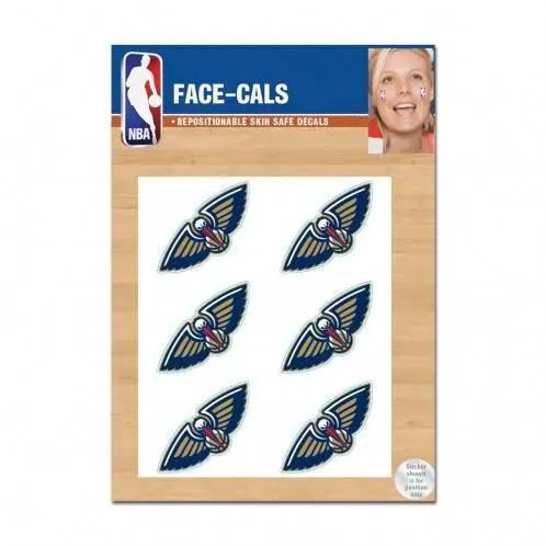 New Orleans Pelicans Tattoo Face Cals Waterless Decals - ToylandEU™
