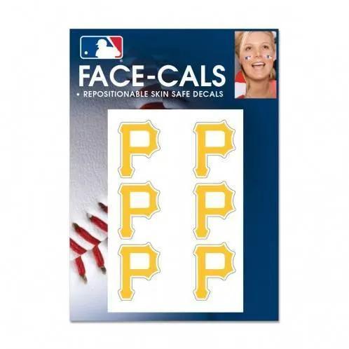 Pittsburgh Pirates Tattoo Face Decals Peel and Stick - ToylandEU™