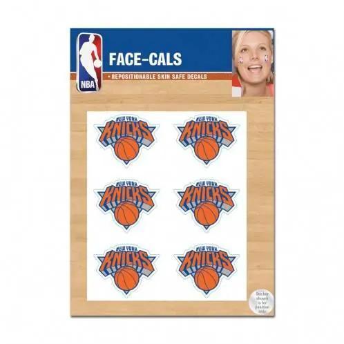 New York Knicks Face Tattoo Cals Peel And Stick Decals - ToylandEU™