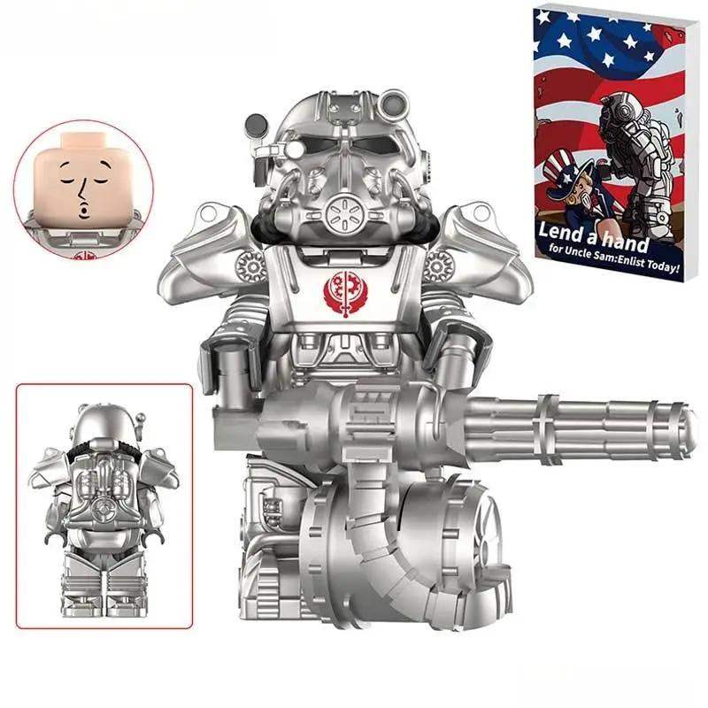 Fallout T60 Power Armor Lego Minifigures Custom video Game Toys Set1-1 - Minifigure Toys