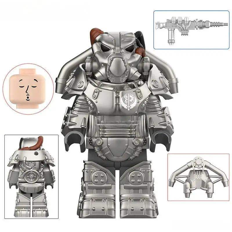 Fallout X-01 Power Armor Lego Minifigures Custom video Game Toys Set 3-2 - Minifigure Toys