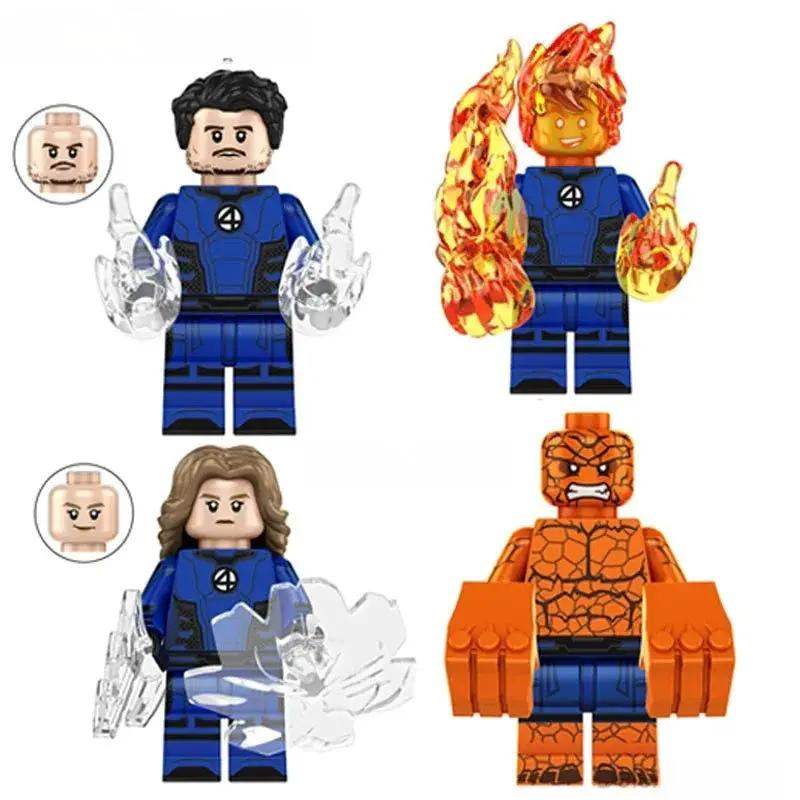 Fantastic Four Lego Minifigures 4 Pack For Marvel Fans - ToylandEU™