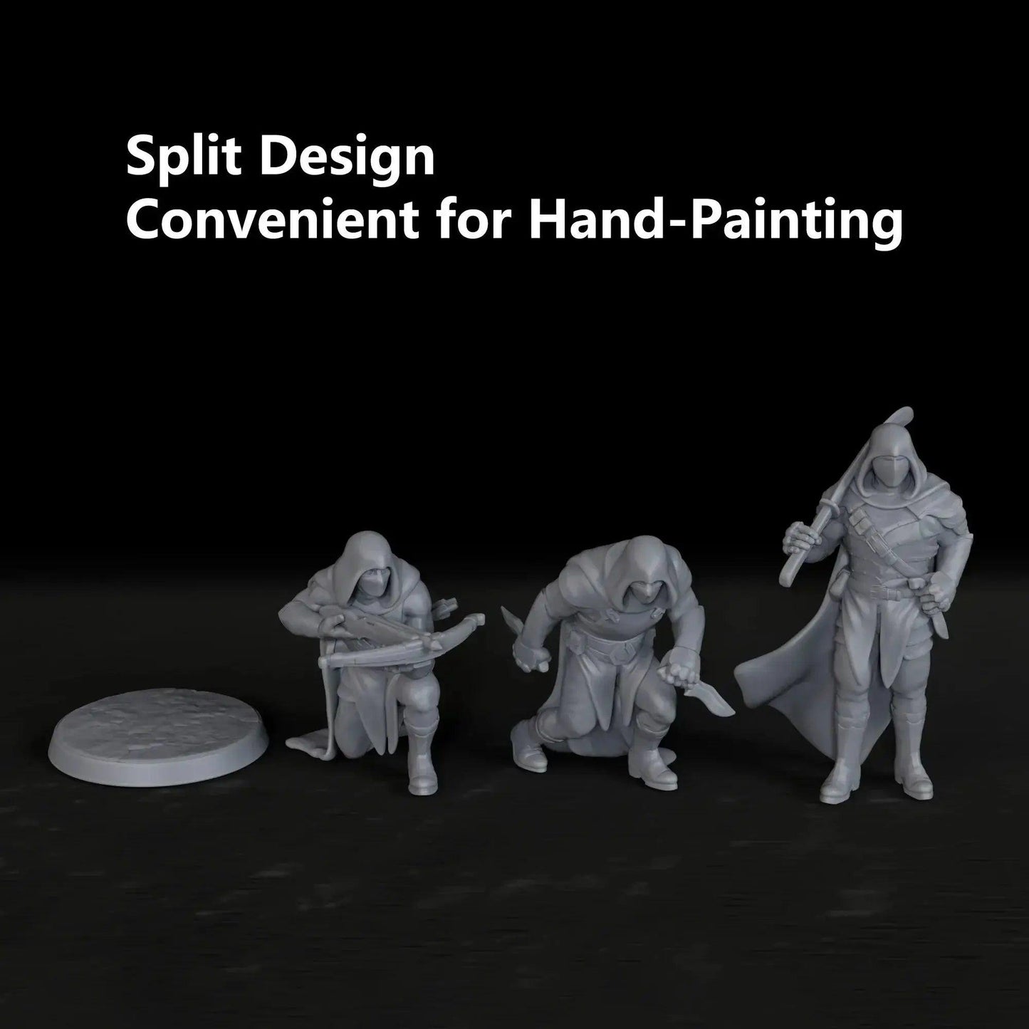 Fantasy RPG Miniatures Bandit Mob Battle Ready - ToylandEU™