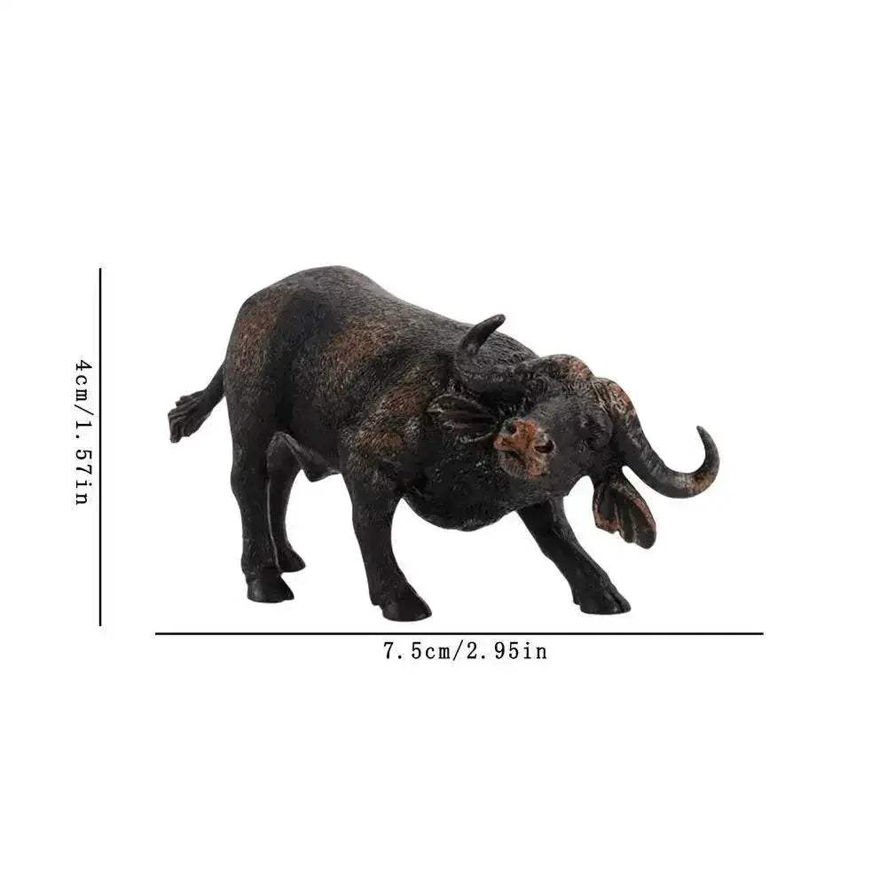 Farm Animals Milk Cow Poultry Cattle Calf Bull Bison OX Action Figures Collection PVC Toy for Kids Gift - ToylandEU
