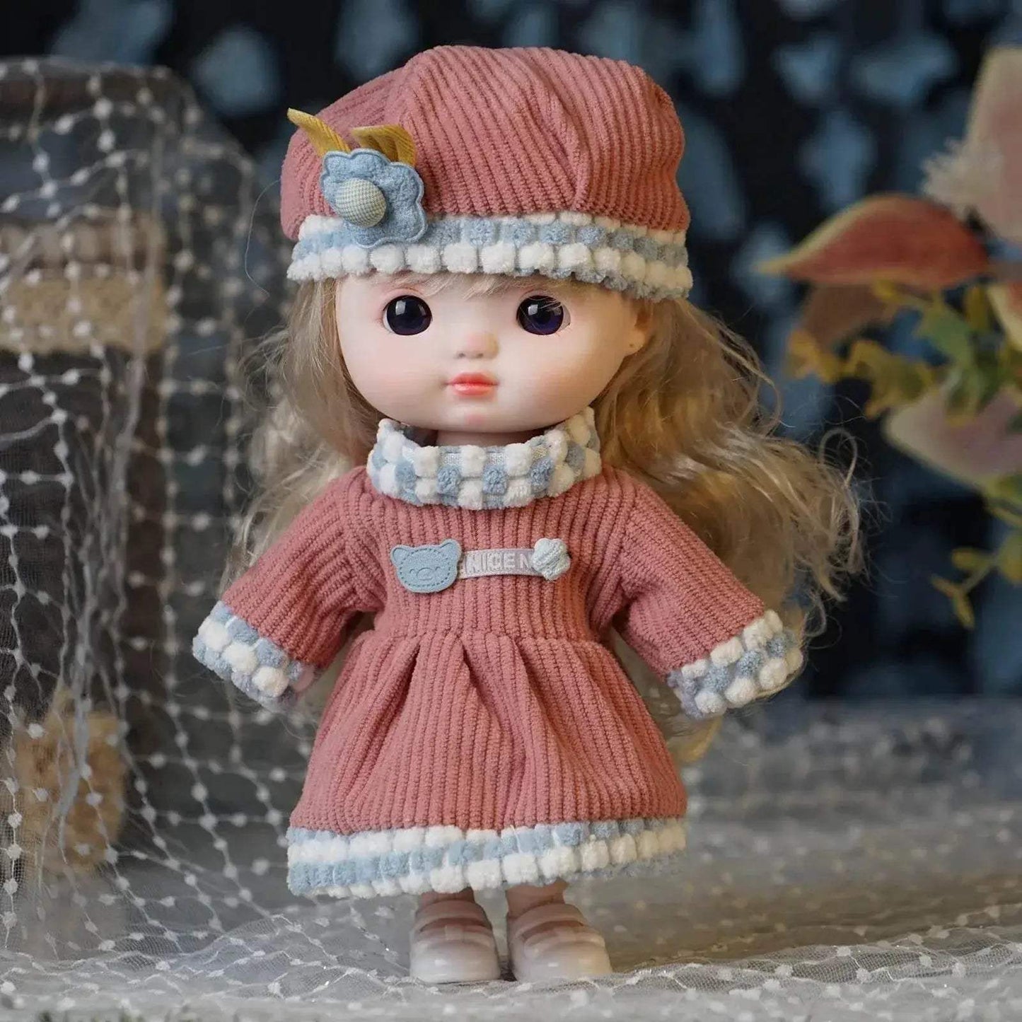 Fashion Doll with Corduroy Outfit and Articulated Body - ToylandEU