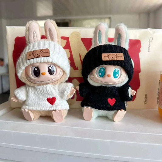 Fashion Hoodies for 17cm Labubu Dolls Stylish Clothes - ToylandEU™