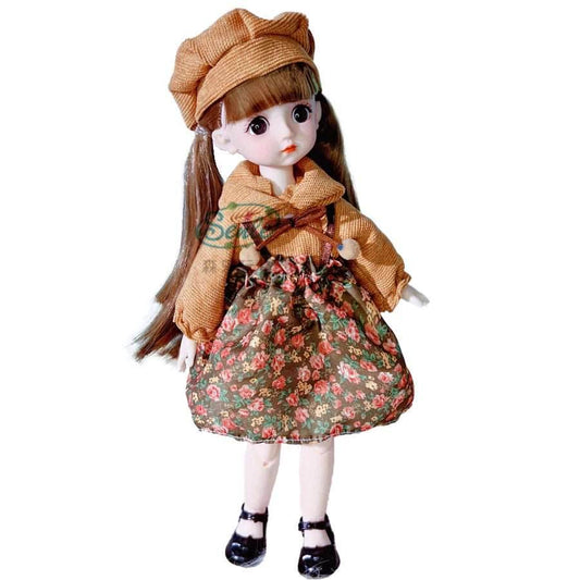 Fashionable 12-Inch Doll Set with Outfits and Shoes for Girls 6-10 - ToylandEU