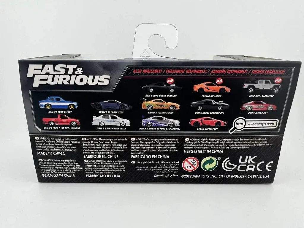 Fast And Furious Toyota Supra Diecast 1 32 Scale White - ToylandEU